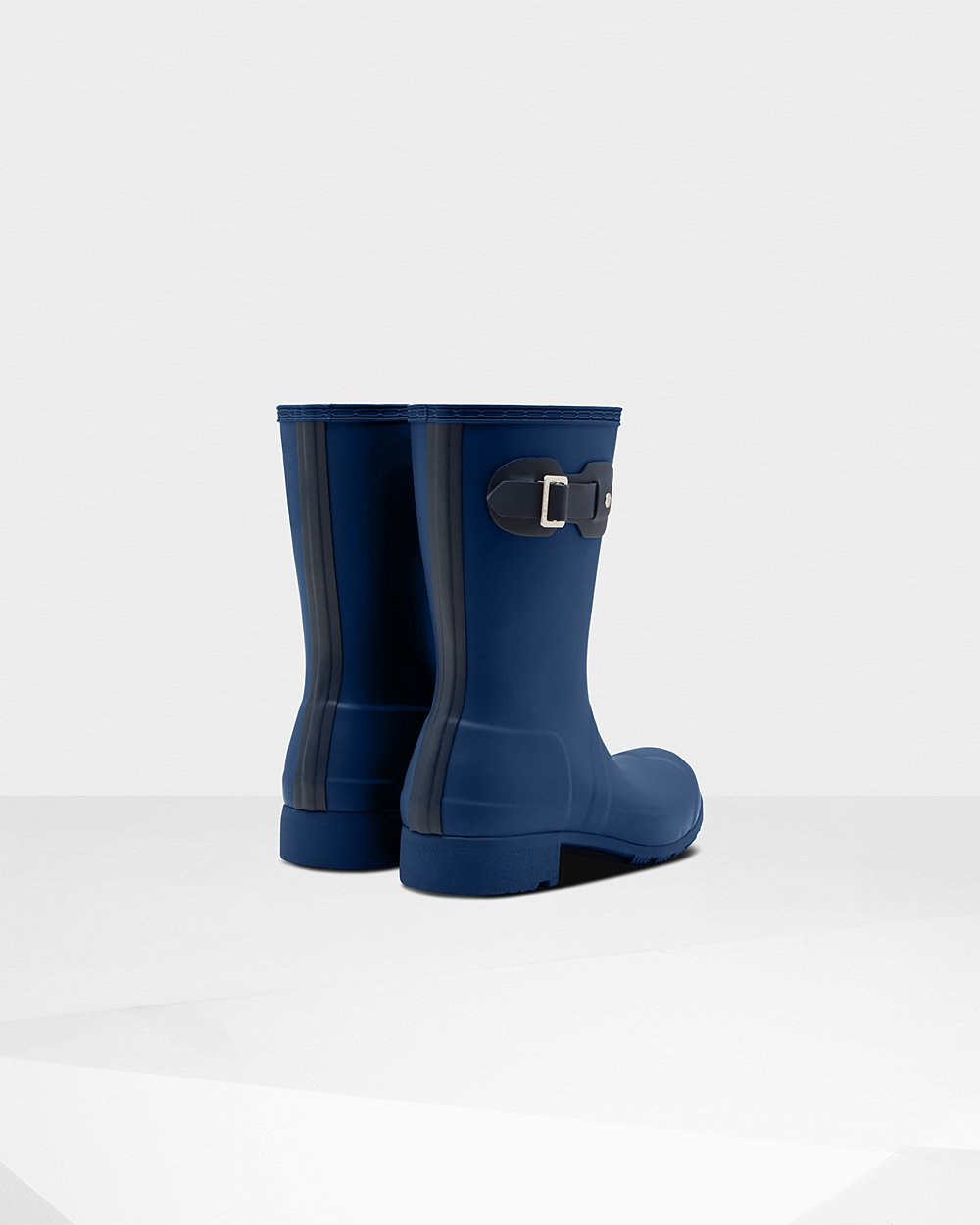 Women Hunter Original Tour Foldable | Short Rain Boots Navy | NZ-60841-EWKD